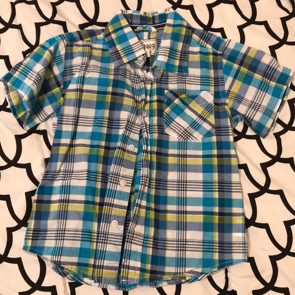 Plaid shirt size 3T EUC